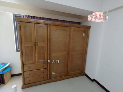 卡木工坊  推拉門衣櫃 衣櫥  量身訂作 客製化 台灣製 實木家具 系統家具