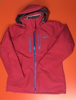 歐都納 女款 6折 戶外登山外套 GORE-TEX 內裏W.S科技刷毛外套 兩件式外套 莓紅。尺寸：XL