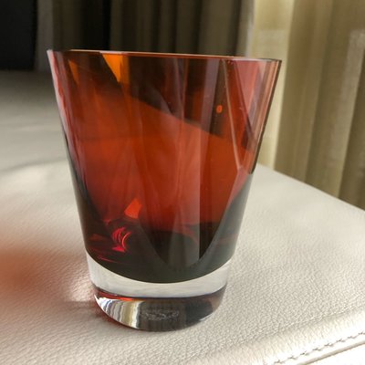 [熊熊之家3]保證正品 法國Baccarat巴卡拉 咖啡色 水晶杯