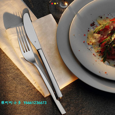 現貨WMF德國西餐刀叉套裝不銹鋼牛排刀叉套裝西餐餐具甜點餐勺1633
