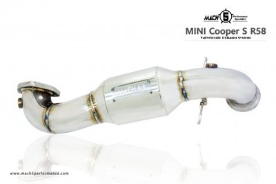 【YGAUTO】MINI Cooper S R58 MACH5 全新升級 高流量帶三元催化頭段 當派 排氣管 底盤