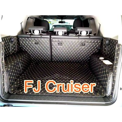 （）適用 Toyota FJ Cruiser 專用汽車皮革全包圍後廂墊 後行李箱墊-飛馬汽車