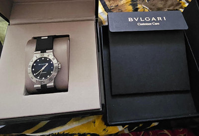 Bvlgari 寶格麗 Diagono stainless steel case automatic watch 不鏽鋼自動腕錶 LCV35S 100%真品