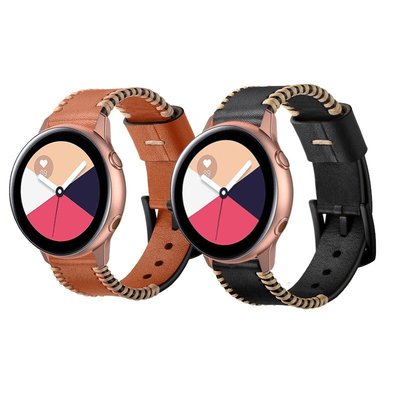 錶帶 PU 皮革錶帶, 適用於 Samsung Galaxy Watch Active 2 / Watch4 Class
