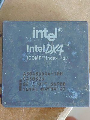 [無法開機] Intel CPU 486 DX4 80486 DX A80486DX4-100 桌機用 鼓山自取免運