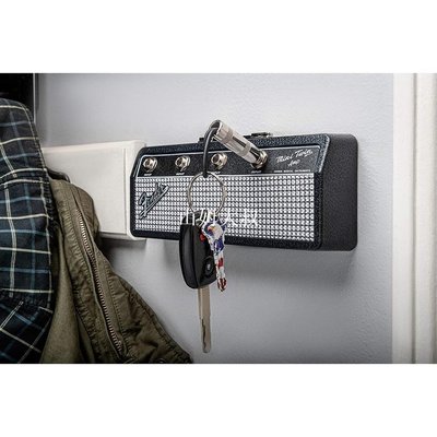 芬達Fender Twin Pluginz 鑰匙圈座 經典音箱造型 鑰匙收納 鑰匙扣 鑰匙掛鉤 聖誕交換禮物-春風十里