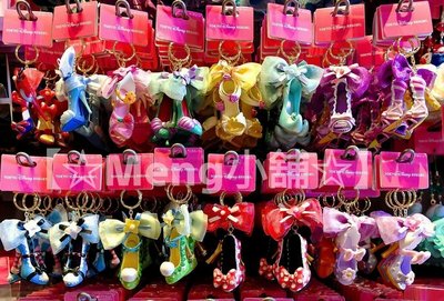 【Meng小舖】日本東京迪士尼 公主系列 高跟鞋造型 樂佩 長髮公主  鑰匙圈 吊飾/掛飾