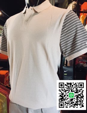 全新 Nike Golf 運動休閒Polo衫 米白色 舒適透氣 穿著時尚