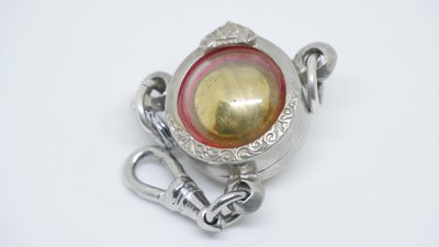 (愛寶) 黃金湯巴洛 銀殼 三環扣 2.6cm