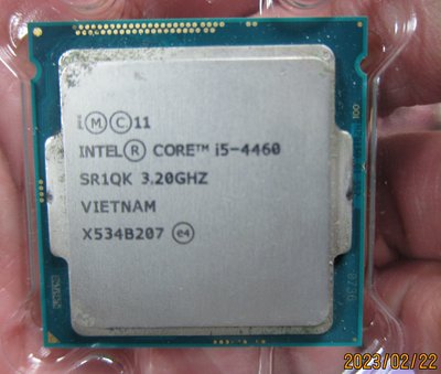 【1150 腳位】第四代Intel® Core™ i5-4460 處理器 6M 快取，最高 3.40 G 四核心四執行緒