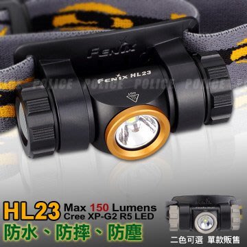 丹大戶外【Fenix】HL23 XP-G2 FENIX HL23 三防頭燈(光杯) LED燈 附原廠AA電池