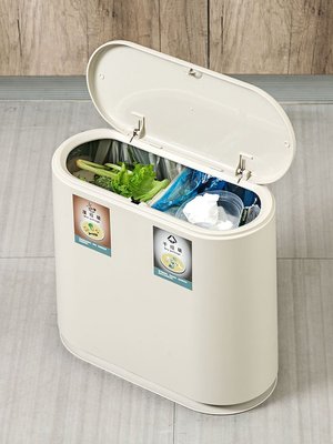 品如衣櫃 軟毛刷 日系清潔劑 居家家 雙桶分類垃圾桶家用客廳窄垃圾箱 廚房橢圓大號夾縫垃圾簍