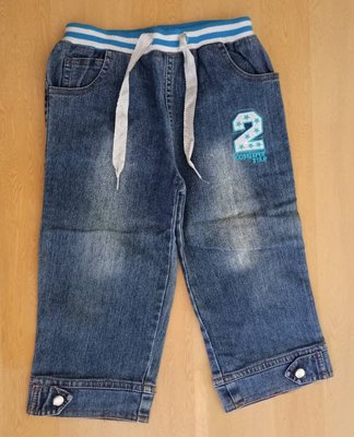 二手童裝 兒童牛仔褲19腰(腰圍48cm長47cm)