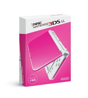 任天堂 NEW 3DSLL NEW3DSLL 主機 日文版 日本機 粉紅白 送充電器 保護貼【台中恐龍電玩】