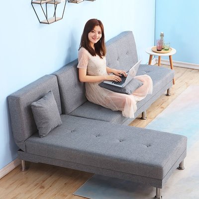 【熱賣精選】懶人簡易沙發床兩用折疊單人1.2米1.5米1.8米多功特價小戶型客廳