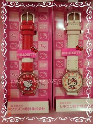 ♥小花花日本精品♥ Hello Kitty可愛英國風日本機心鍍合金防水耐刮兩色手錶