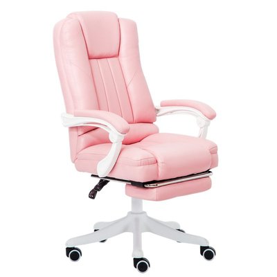 直播椅子主播用凳子靠背舒適女生白色電腦椅辦公家用電競座椅