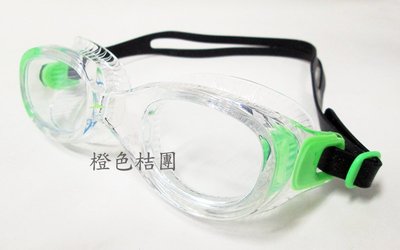 台灣代理商正品【SPEEDO】成人泳鏡 Futura Classic綠-透明 /SD810898B568