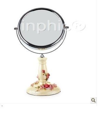 INPHIC-創意田園化妝鏡 時尚玫瑰花鏡子 淑女鏡 臺式鏡 梳妝鏡
