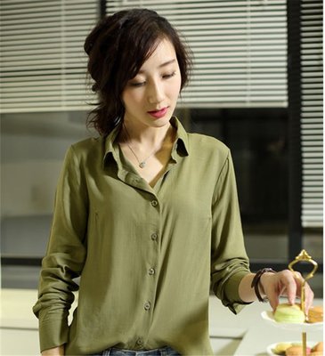 =EZZ=S 1582芭芭菲詩 韓國 首爾時尚精品 東大門同步上新 韓版寬鬆純色襯衫 簡約 時尚