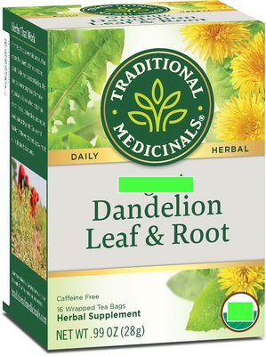 Traditional效期:03/2026蒲公英葉和根茶Dandelion Leaf &amp; Root 1盒美國原廠天然茶包