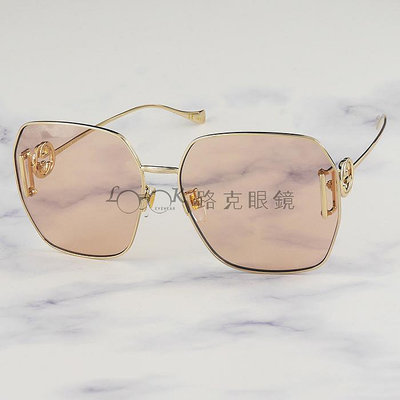 Gucci 太陽眼鏡 金屬 雙G鏡腳 附可拆眼鏡鏈 GG1207SA 001