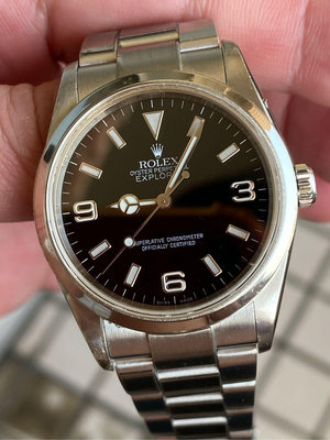 錶現不凡~ Rolex114270,探一，全錶漂亮，有貼包膜。
