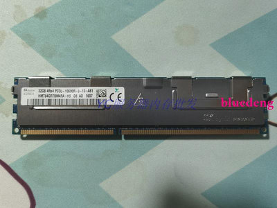 SK現代Hynix 32G 4RX4 PC3L 10600R DDR3 1333 ECC REG伺服器記憶體
