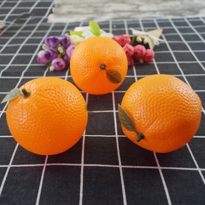 塑料仿真水果假水果模型兒童玩具仿真橙子模型假橙子裝飾擺設擺件