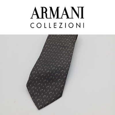 【皮老闆二店】 二手真品 ARMANI 領帶 西裝領帶 精品領帶 男用領帶 手打領帶 義大利製 領596