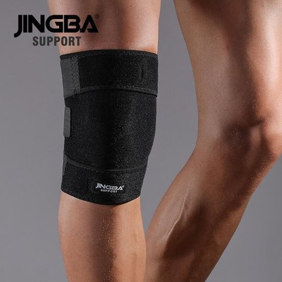 熱賣  JINGBA SUPPORT 護膝 運動加壓護膝登山籃球騎行跑步健身護    拍賣~特價