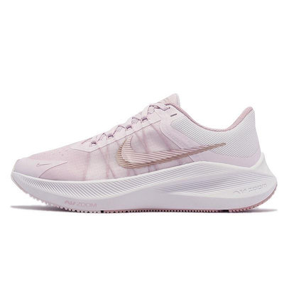 Nike 慢跑鞋 Wmns Zoom Winflo 8 粉紅 玫瑰金女運動鞋CW3421-500