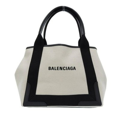 Balenciaga NAVY CABAS S   白色 帆布 手提包 339933現貨