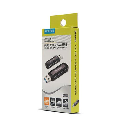 車庫 逸盛 公司貨 ESENSE C22 USB 3.0 SD/T-FLASH 讀卡機 17-CSX222 BK