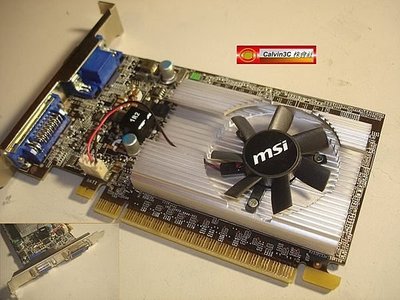 微星 MSI N210-D512D2 GeForce 210 DDR2 512M 原生HDMI 短卡 PCI-E 16X 風扇版