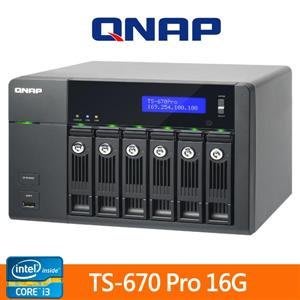 QNAP TS-670 Pro 16G 網路儲存伺服器