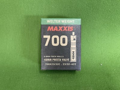 [ㄚ順雜貨鋪] 全新 盒裝  MAXXIS瑪吉斯700x23/32c 48mm 法嘴公路車內胎
