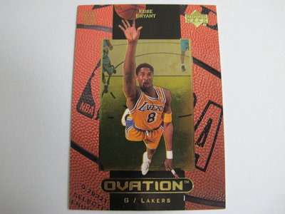 ~ Kobe Bryant ~名人堂/小飛俠/黑曼巴/柯比·布萊恩 球皮金屬設計.1999年UD.NBA籃球卡