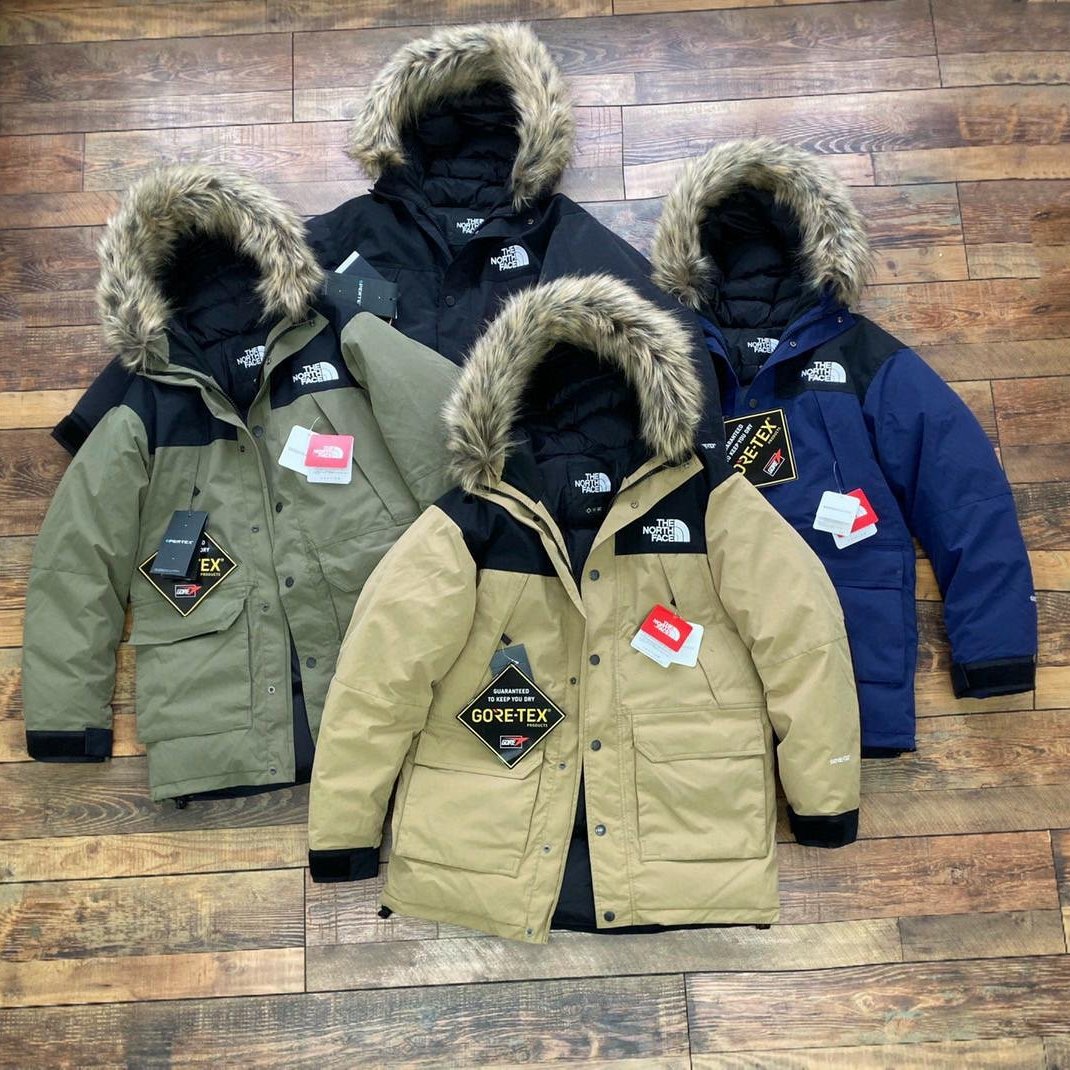 TNF Thick furry collar mountain down jacket TNF 北臉日版毛領長款