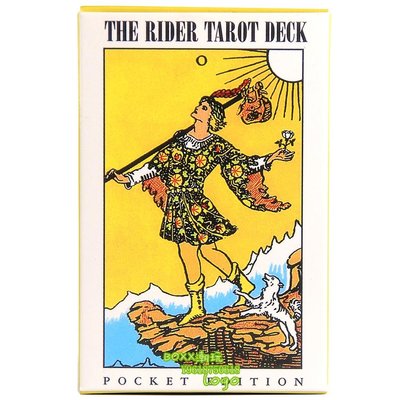 BOXx潮玩~英文新版騎士The Rider Tarot Card Games Paper Manual 塔羅卡牌