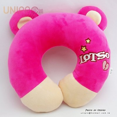 【UNIPRO】迪士尼 玩具總動員3 熊抱哥 LOTSO U型枕 旅行枕 靠枕 抱枕 頸枕 正版授權