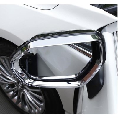 適用於豐田Toyota後視鏡雨眉 2020款 5代 RAV4  遮雨擋 外飾 碳纖維 ABS電鍍 改裝專用後照鏡雨擋