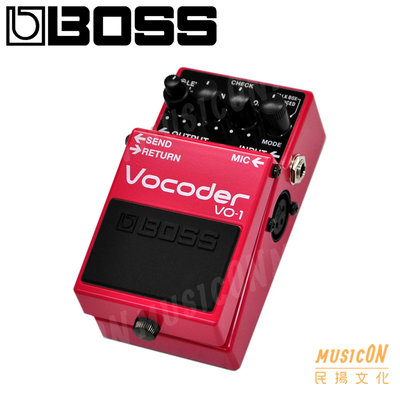 【 民揚樂器】BOSS VO-1 人聲效果器 人聲聲碼器 Talk Box Vocoder VO1