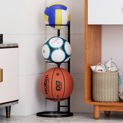 簡易家用室內兒童籃球收納架放球足球收納筐擺放置物架~熱賣中家用 便攜 日系