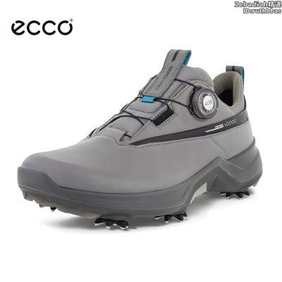 新款ecco愛步高爾夫男士球鞋帶釘球鞋防水boa鎖紐球鞋152304