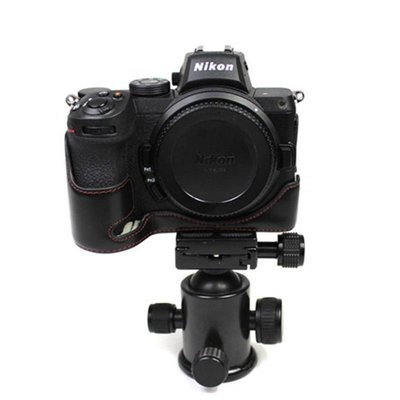 優選精品-推薦#尼康 Nikon Z5 Z6 Z6II Z7II Z7皮套底座 微單相機保護套 頭層牛皮半套 規格不同價格不同