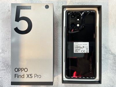 🌚 拆封新機 OPPO Find X5 Pro 12+256GB 黑 台灣公司貨 2024/2/13