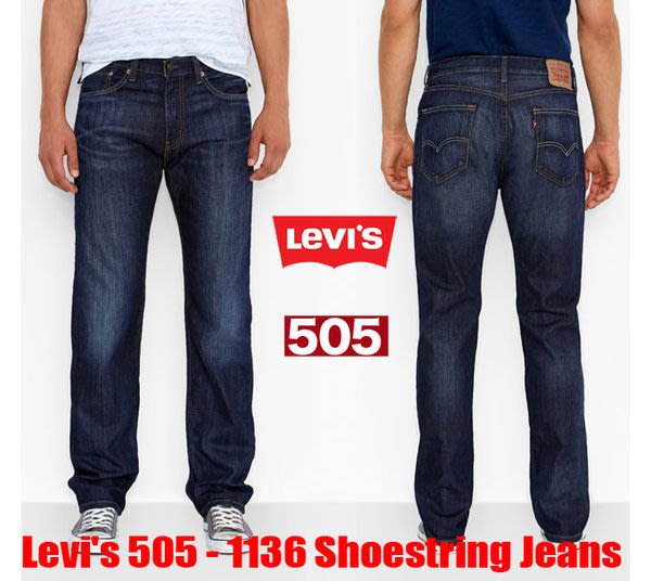 levis 505 shoestring