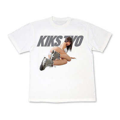Kikstyo日本時尚品牌半袖上衣美式寬鬆街頭短袖oversize T恤