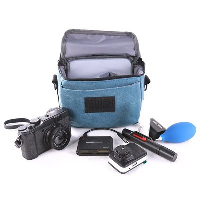 背包客微單相機包適用索尼A6500富士X-T20 X-T100微單輕便單肩包